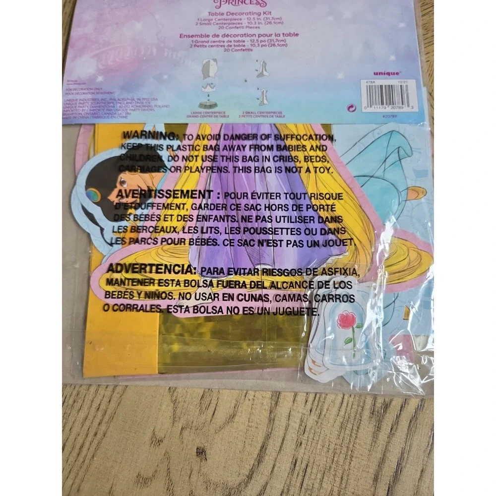 Disney Princess Birthday Party Table Decorating Kit Confetti New Centerpiece New